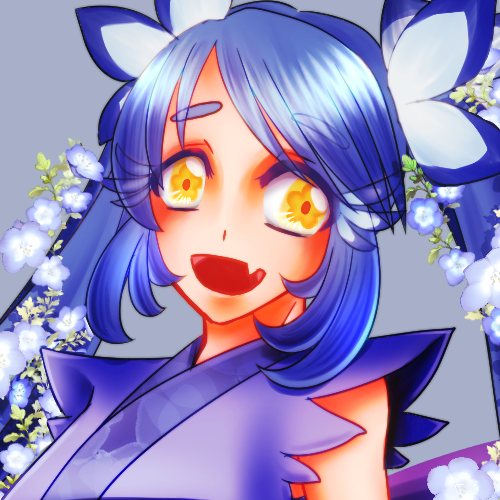 【竜喰らいの花】藍繻子