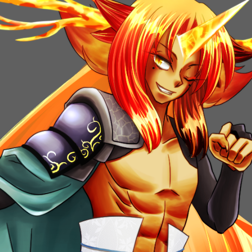 【花枯らしの竜】焔々星