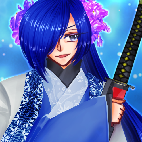 【海松藍】小柄（希望の歌）